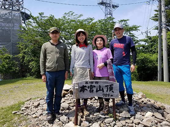 愛知県の本宮山登山