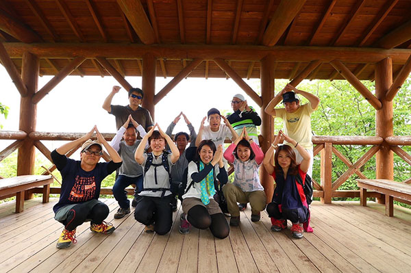 愛知県の継鹿尾山登山