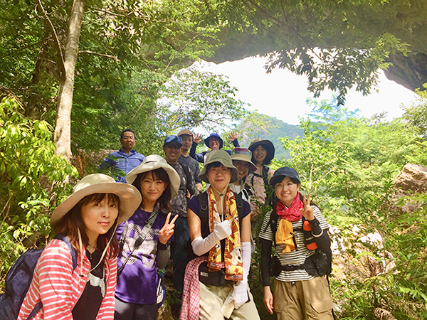 愛知県の乳岩峡登山